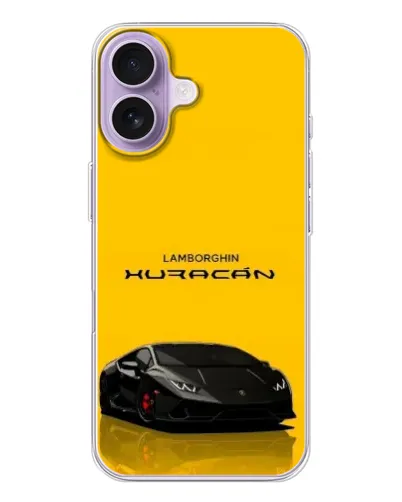Чехол для iPhone 17 с картинкой «Lamborghini Huracan черный» Чехол для iPhone 17 с картинкой «Lamborghini Huracan черный»