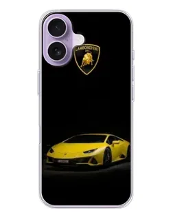 Чехол для iPhone 17 с картинкой «Lamborghini желтый акцент»