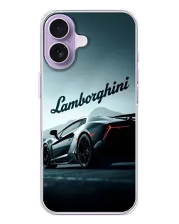 Чехол для iPhone 17 с картинкой «Классическая надпись Lamborghini»