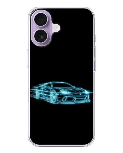 Чехол для iPhone 17 с картинкой «Неоновый контур Lamborghini» Чехол для iPhone 17 с картинкой «Неоновый контур Lamborghini»