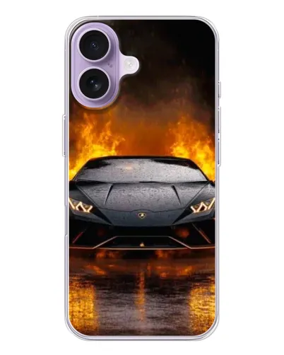 Чехол для iPhone 17 с картинкой «Lamborghini в огне» Чехол для iPhone 17 с картинкой «Lamborghini в огне»