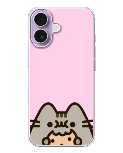 Чехол для iPhone 17 с картинкой «Pusheen и печенье» Чехол для iPhone 17 с картинкой «Pusheen и печенье»