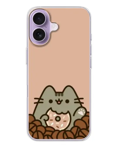 Чехол для iPhone 17 с картинкой «Кофейный Пушин» Чехол для iPhone 17 с картинкой «Кофейный Пушин»