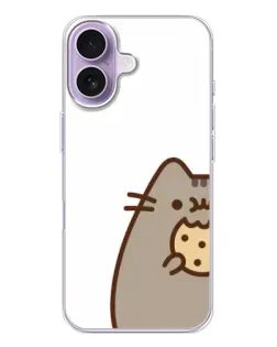 Чехол для iPhone 17 с картинкой «Пушин с печеньем»