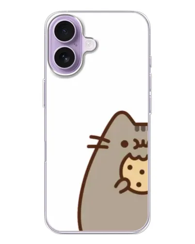Чехол для iPhone 17 с картинкой «Пушин с печеньем» Чехол для iPhone 17 с картинкой «Пушин с печеньем»
