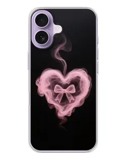 Чехол для iPhone 17 с картинкой «Дымчатое сердце»