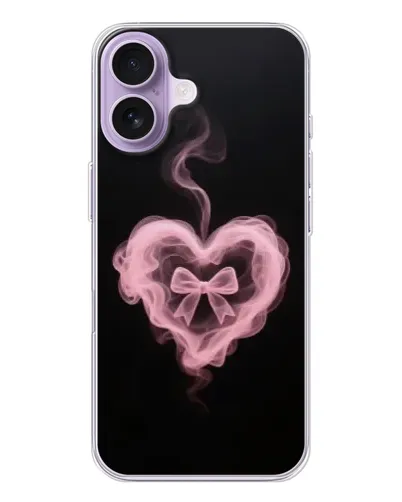 Чехол для iPhone 17 с картинкой «Дымчатое сердце» Чехол для iPhone 17 с картинкой «Дымчатое сердце»