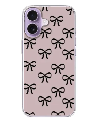 Чехол для iPhone 17 с картинкой «Черные бантики» Чехол для iPhone 17 с картинкой «Черные бантики»