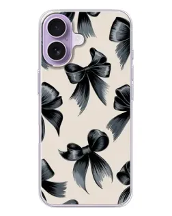 Чехол для iPhone 17 с картинкой «Банты Coquette»