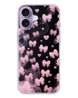Чехол для iPhone 17 с картинкой «Неоновое кружево»