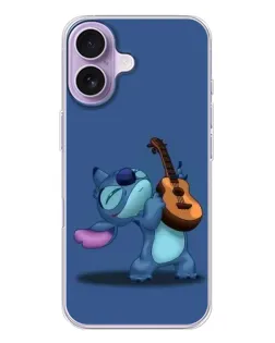 Чехол для iPhone 17 с картинкой «Стич с укулеле»