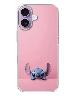 Чехол для iPhone 17 с картинкой «Stitch выглядывает»