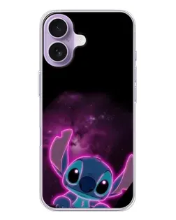 Чехол для iPhone 17 с картинкой «Неоновый Stitch»