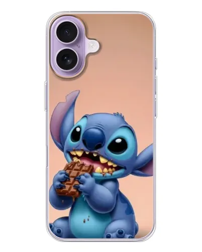 Чехол для iPhone 17 с картинкой «Стич ест шоколад» Чехол для iPhone 17 с картинкой «Стич ест шоколад»
