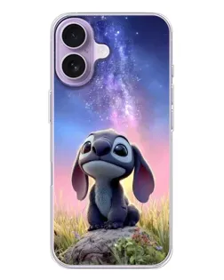 Чехол для iPhone 17 с картинкой «Стич на рассвете»