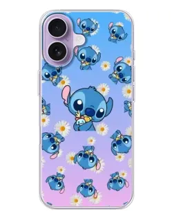 Чехол для iPhone 17 с картинкой «Паттерн со Стичем»