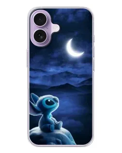 Чехол для iPhone 17 с картинкой «Лунная ночь Стича»