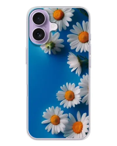 Чехол для iPhone 17 с картинкой «Белоснежные маргаритки»