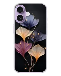 Чехол для iPhone 17 с картинкой «Лиловые цветы грации»