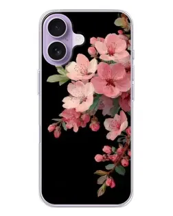 Чехол для iPhone 17 с картинкой «Розовая ветка сакуры»