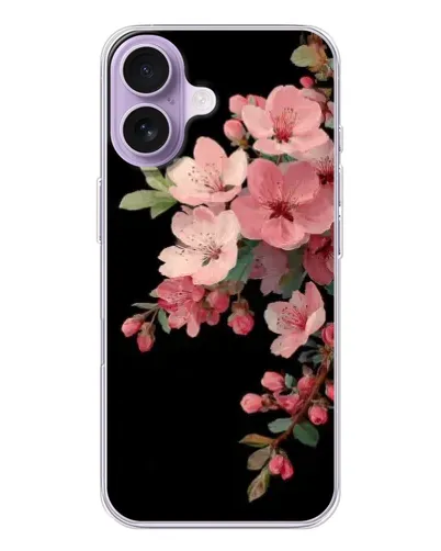 Чехол для iPhone 17 с картинкой «Розовая ветка сакуры»