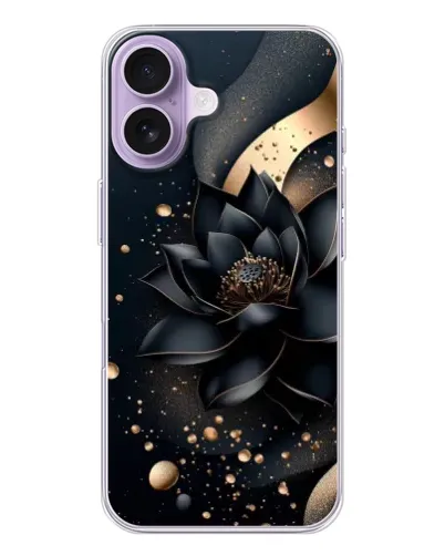 Чехол для iPhone 17 с картинкой «Черный лотос»