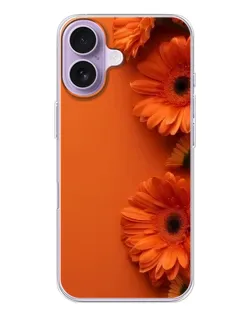 Чехол для iPhone 17 с картинкой «Оранжевые герберы»
