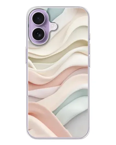 Чехол для iPhone 17 с картинкой «Пастельные нежные волны» Чехол для iPhone 17 с картинкой «Пастельные нежные волны»