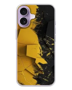 Чехол для iPhone 17 с картинкой «Золотые осколки геометрии» Чехол для iPhone 17 с картинкой «Золотые осколки геометрии»