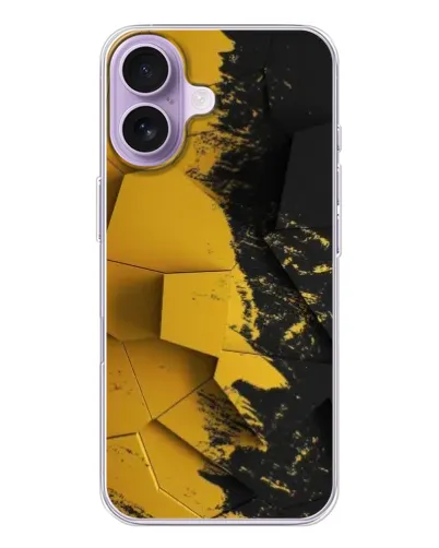 Чехол для iPhone 17 с картинкой «Золотые осколки геометрии» Чехол для iPhone 17 с картинкой «Золотые осколки геометрии»