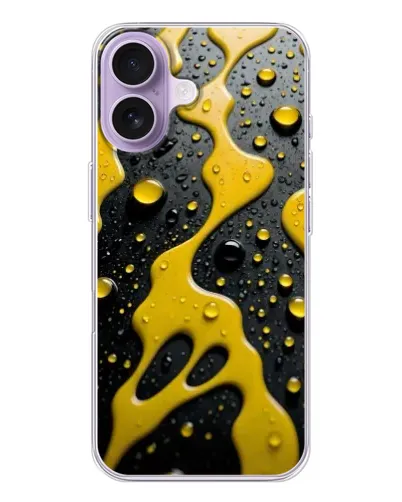 Чехол для iPhone 17 с картинкой «Жидкое желтое золото» Чехол для iPhone 17 с картинкой «Жидкое желтое золото»