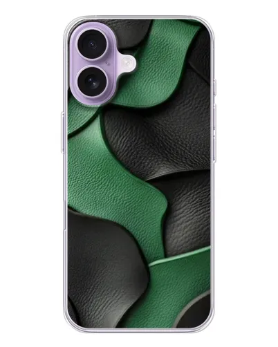 Чехол для iPhone 17 с картинкой «Зеленые кожаные волны» Чехол для iPhone 17 с картинкой «Зеленые кожаные волны»