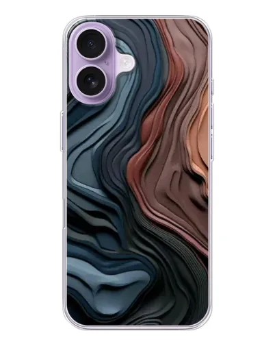 Чехол для iPhone 17 с картинкой «Цветные волны каньона» Чехол для iPhone 17 с картинкой «Цветные волны каньона»