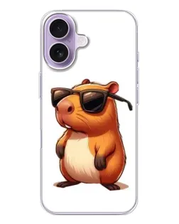 Чохол для iPhone 17 з картинкою «Капібара в окулярах» Чохол для iPhone 17 з картинкою «Капібара в окулярах»