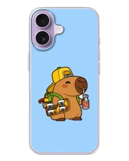 Чохол для iPhone 17 з картинкою «Капібара на скейті» Чохол для iPhone 17 з картинкою «Капібара на скейті»