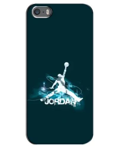 Чехол для iPhone 5 / 5s / SE с картинкой «Jordan Blue Fire» Чехол для iPhone 5 / 5s / SE с картинкой «Jordan Blue Fire»