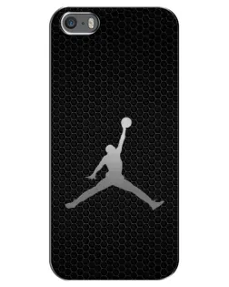 Чехол для iPhone 5 / 5s / SE с картинкой «Jordan Dark Carbon»