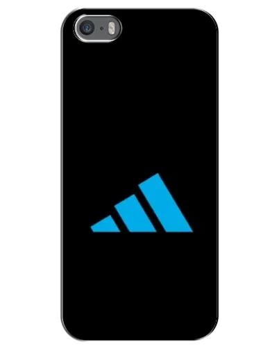 Чехол для iPhone 5 / 5s / SE с картинкой «Adidas Cyan Logo»