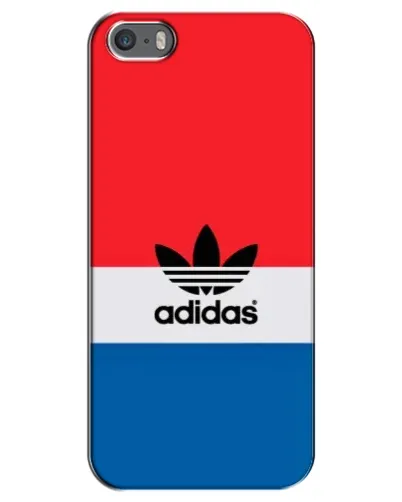 Чехол для iPhone 5 / 5s / SE с картинкой «Ретро блоки Adidas»