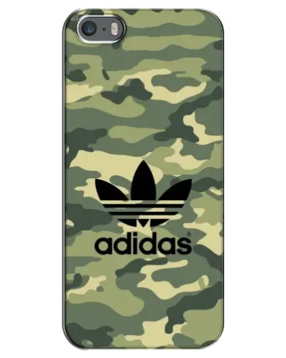 Чехол для iPhone 5 / 5s / SE с картинкой «Милитари стиль Adidas»