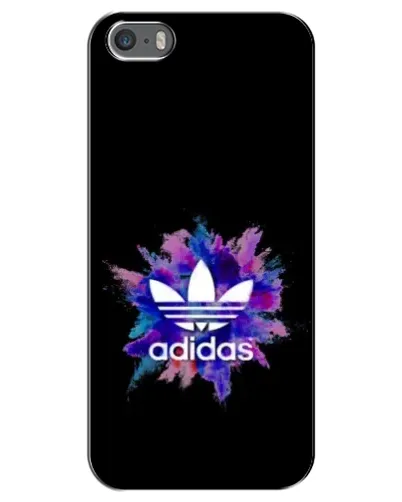 Чехол для iPhone 5 / 5s / SE с картинкой «Взрыв красок Adidas»