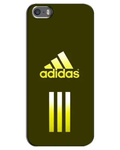 Чехол для iPhone 5 / 5s / SE с картинкой «Оливковый градиент Adidas»
