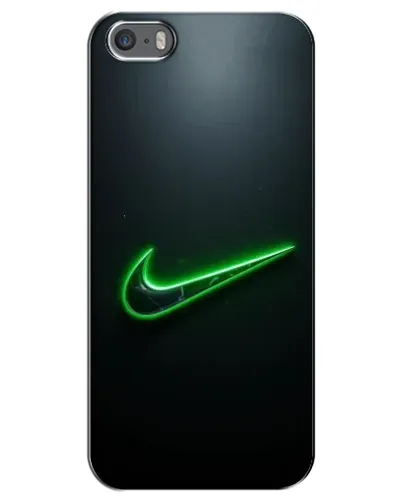 Чохол для iPhone 5 / 5s / SE з картинкою «Неоновий контур Nike»