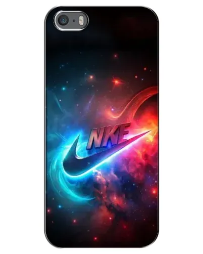 Чохол для iPhone 5 / 5s / SE з картинкою «Вогняний логотип Nike»