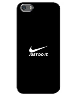 Чохол для iPhone 5 / 5s / SE з картинкою «Мінімалізм від Nike» Чохол для iPhone 5 / 5s / SE з картинкою «Мінімалізм від Nike»