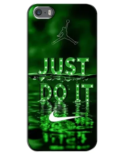 Чохол для iPhone 5 / 5s / SE з картинкою «Зелений неоновий Nike»