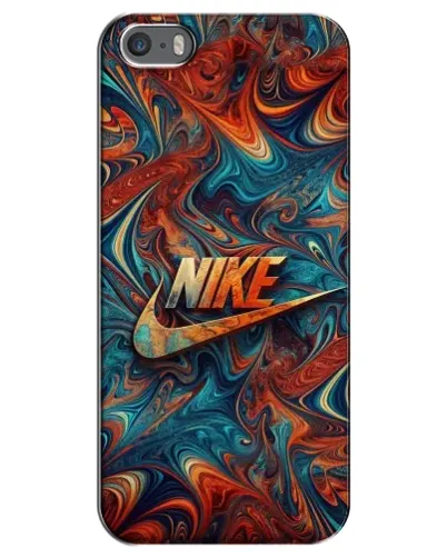 Чохол для iPhone 5 / 5s / SE з картинкою «Nike в абстракції»