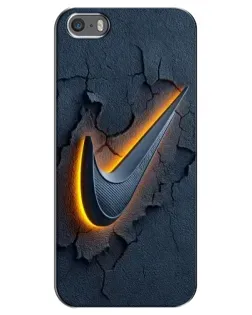 Чохол для iPhone 5 / 5s / SE з картинкою «Об'ємний логотип Найк» Чохол для iPhone 5 / 5s / SE з картинкою «Об'ємний логотип Найк»