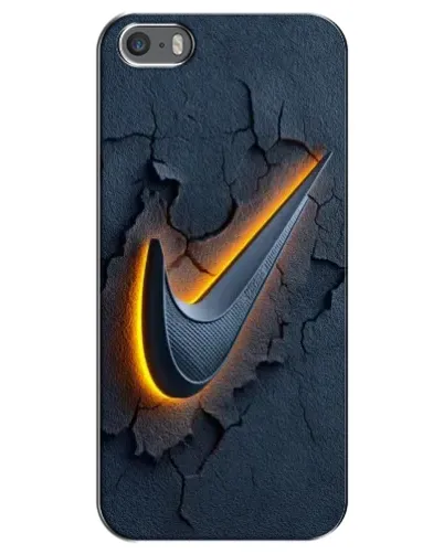 Чохол для iPhone 5 / 5s / SE з картинкою «Об'ємний логотип Найк»