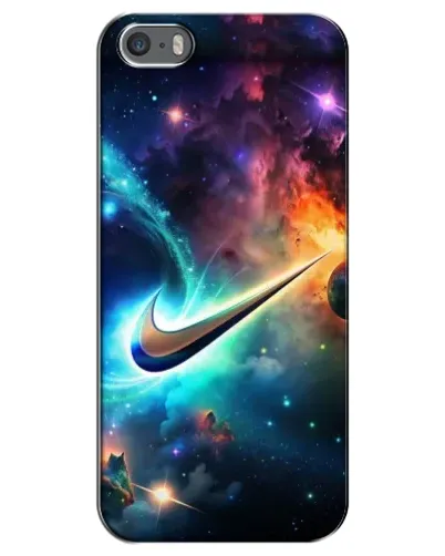 Чохол для iPhone 5 / 5s / SE з картинкою «Космічний Nike Swoosh»